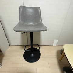 カウンターチェア　グレー