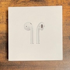 未使用に近い　AirPods2の画像