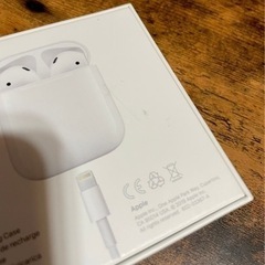 未使用に近い　AirPods2の画像
