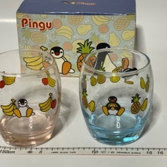 ★新品★未使用★ピングウ　グラス2個セットの画像