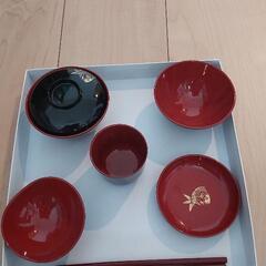 赤ちゃんのお食い初め食器セット