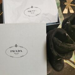 PRADA　試着可→合わなければ返品可　ショートブーツの画像
