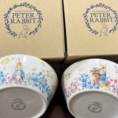 【日本製・新品・未使用】ピーターラビット　サラダボウル　2個セット