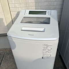 パナソニック 全自動洗濯機 洗濯8kg NA-JFA808-W クリスタルホワイト