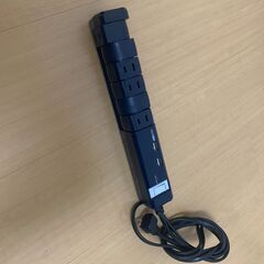 AC6口 2.4A USB 2ポート Fargo 電源タップ 