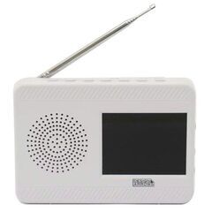 🍎新品 ヤザワ 3.2インチ手回し充電ワンセグテレビ TV07WH