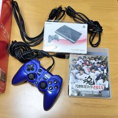【訳アリ】PS3 CECH-4200B　本体・社外品コントローラーの画像