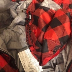 【キャンセルの為！！再募集！！！】 Alpine DESIGN アルパインデザイン シュラフ 寝袋 赤チェック柄の画像