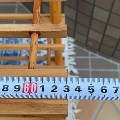 ◎お値下げしました‼️ 【断捨離中】木製 飾り棚 収納棚 陳列棚 3段 店舗什器ディスプレイラック煎茶道具煎茶棚飾り棚透かし飾台 の画像