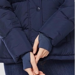 Amazon ダウンコート　ブラック　未使用　Mの画像