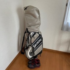 ゴルフクラブ（11本）、バッグ、シューズ　セットの画像
