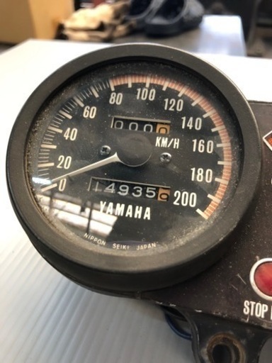 YAMAHA TX650スピードメーター　タコメーター