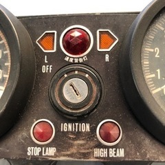 YAMAHA TX650スピードメーター　タコメーターの画像