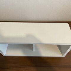 無印良品・壁に付けられる家具・箱 ライトグレー44cmの画像