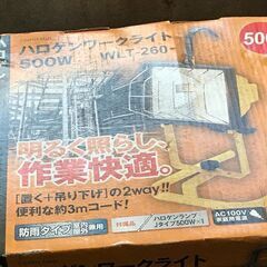 EARTH MAN 高儀 ハロゲンワークライト500W の画像
