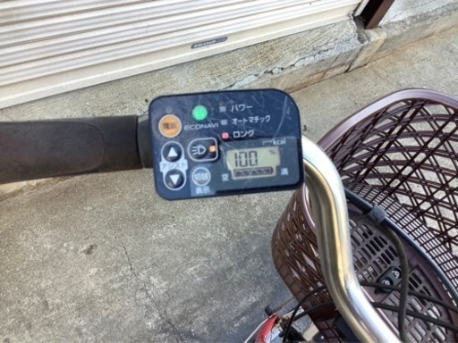 238 パナソニック新機種電動アシスト自転車viviDX26インチ　レッドボディー