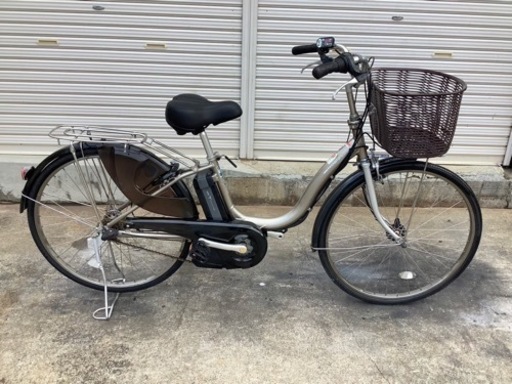242 ヤマハ新機種電動アシスト自転車pasnatura26インチ　ウスブラウンアルミ