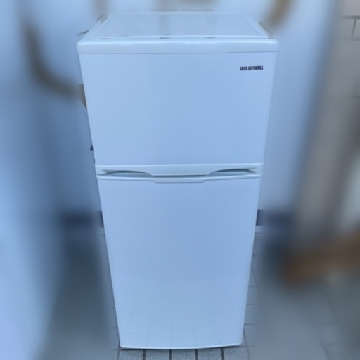 【冷蔵庫】 最終値下げ アイリスオーヤマ 2020年製 118L ノンフロン冷凍冷蔵庫 AF118-W