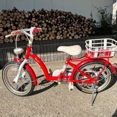 【引き渡し者決まりました】子供用自転車あげます【補助輪なし&後ろ...