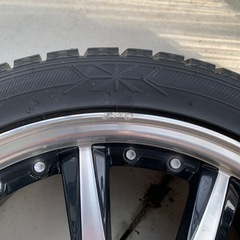 【お取引様決定】スタッドレスタイヤ冬タイヤホイール付き17インチ215/45/17 5穴114.3 7J+50の画像
