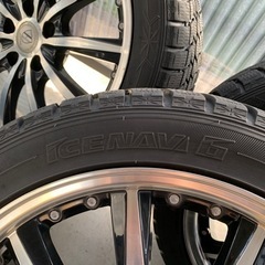 【お取引様決定】スタッドレスタイヤ冬タイヤホイール付き17インチ215/45/17 5穴114.3 7J+50の画像
