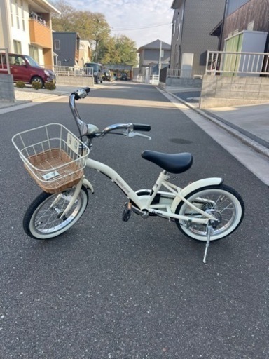 値下げしました　自転車　幼児用（補助輪付き）　14インチ