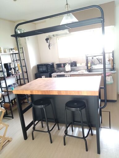IKEA家具VADHOLMAアイランドキッチンテーブル譲ります。 (なか IKEA家具VADHOLMAアイランドキッチンテーブル譲ります。 (なか