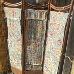 【0円】ラタンのパーテーション