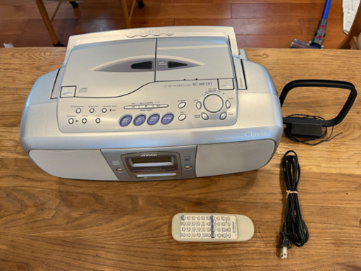 ビクター　CD MD ラジカセ　RC-MD330 Victor victor ハードオフで買ってきたジャンクなビクターのCDラジカセRC MD330