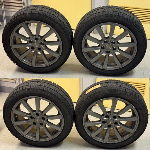 VOLVO V40 スタッドレス ホイールセット 225/45 R17 Volvo ピレリ アイス アシンメトリコ