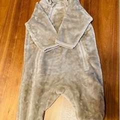 【無印良品】カバーオール/くま/着る毛布　70-80センチ