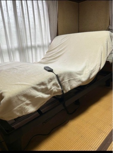 テンピュール電動ベット　セミダブル　フレーム　マットレスセット