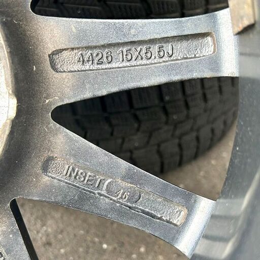 NorthTrek N3i 175/65RR15 アルミ付きスタッドレス4本セット 2018年27週製造