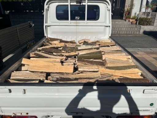 広葉樹ミックス　薪　未乾燥　早い者勝ち