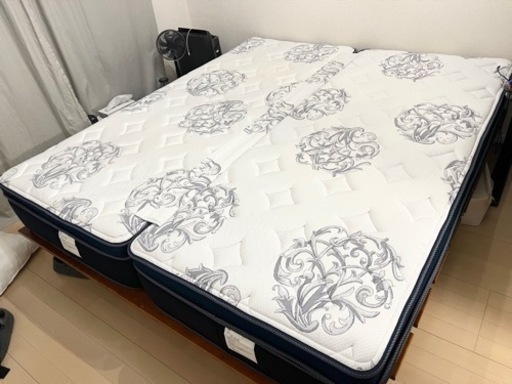 ※週末限定値下げ　《使用期間1年半　定価約13万円》 マットレスのみ　ワイドクイーン