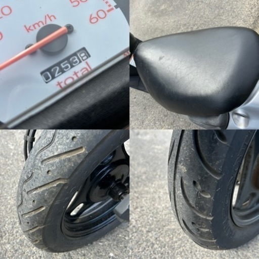 ☆レッツ2快速2スト☆60km/h出ました☆プラグ・グリップなど新品交換で快調☆50cc原付スクーター☆