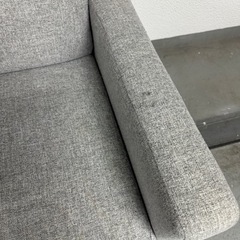 11/29まで出品 2人掛けソファー　グレー　の画像