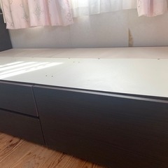 収納付きベッドの画像