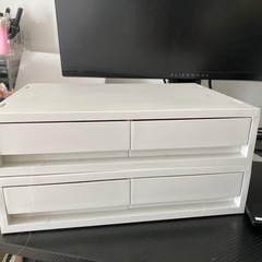 無印収納ケース引き出し式2個
