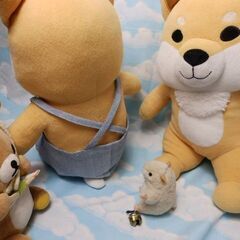 ぬいぐるみにフィットした洋服作りの画像