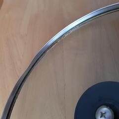 ガラス製　鍋の蓋　20cm径の画像