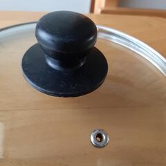 ガラス製　鍋の蓋　20cm径の画像