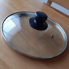 ガラス製　鍋の蓋　20cm径