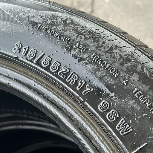 MINERVA ラジアルタイヤ F205 215/55R17 4本セット 2020年37週製造