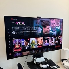 SONY XRJ-55A95K BLACK Wall Stand付き