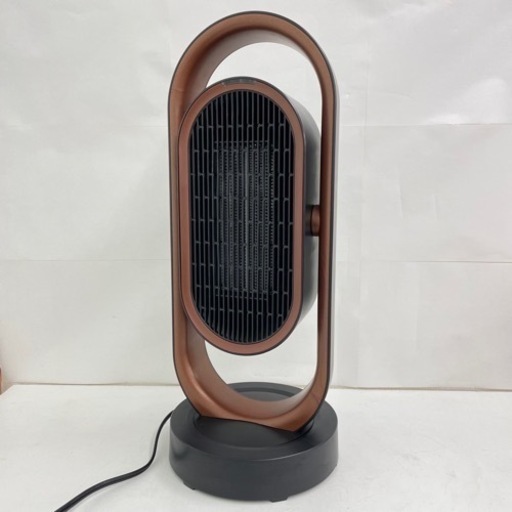 埼P◇ 値下げ！セラミックファンヒーター DH-QN08 電気ファンヒーター 電気ストーブ 小型 暖房器具 上下左右首振り 冷暖風 2/4/8hタイマー機能付き 速暖 転倒自動OFF 1200Ｗ 省エネ 脱衣所 足元 ブラック