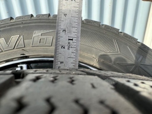 「売れました」14インチアルミホイール4本セット(おまけ155/65R14スタッドレス)