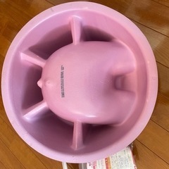 【お譲り先決まりました】バンボ bumbo パープル ベルト テーブル付の画像
