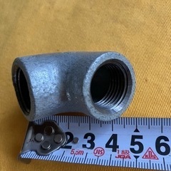 エルボ 可鍛鋳鉄製管継手  未使用の画像