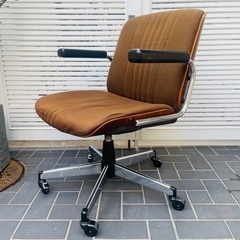 《売約済》【15万円】 ジロフレックス　giroflex  ジロフレックス　スイス　Swiss  BRASA ブラサ　チェア　オフィス　デスク　プライウッド　　検　knoll ミッドセンチュリー　mid-century 83  オフィスチェア　パソコンチェア　テレワーク　デスクチェア　の画像